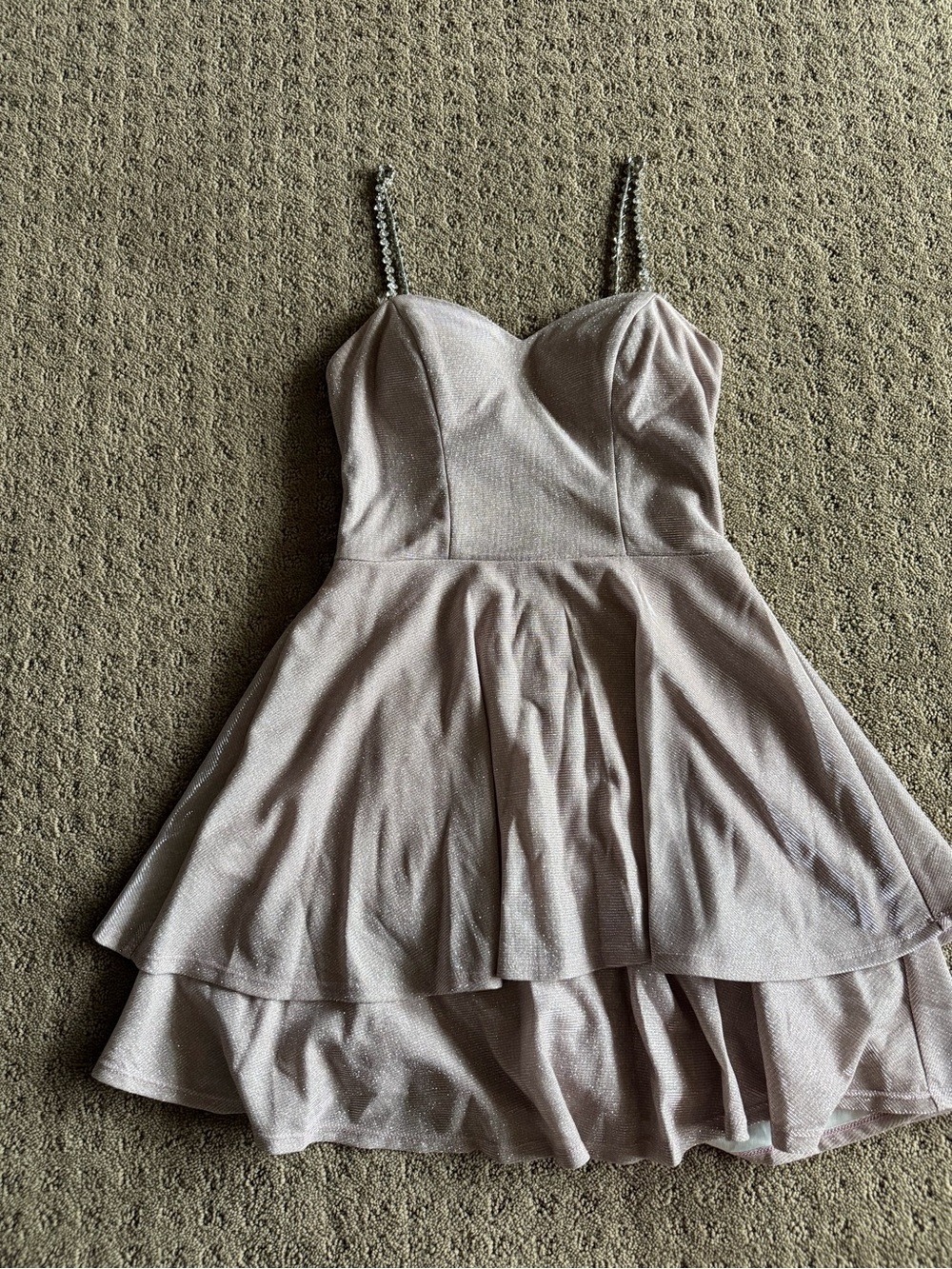 Sparkly Homecoming Dress Light Pink/Purple
